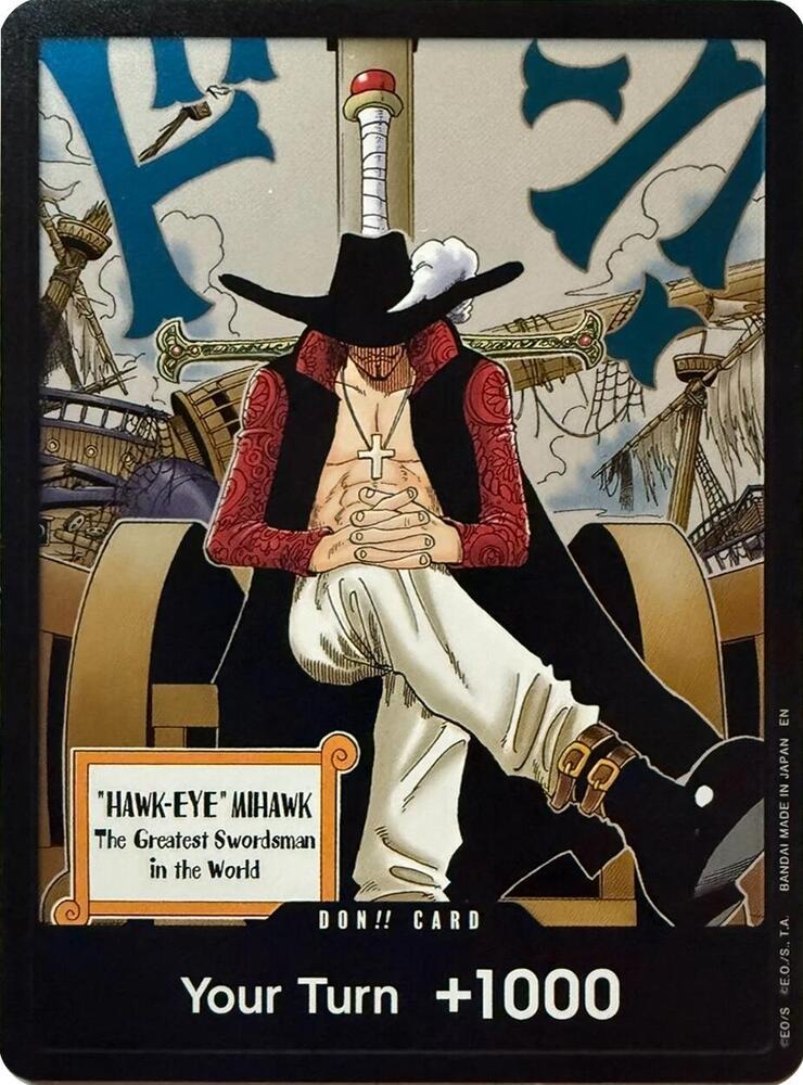 DON!! Card (Dracule Mihawk) - The Azure Sea's Seven (OP14)
