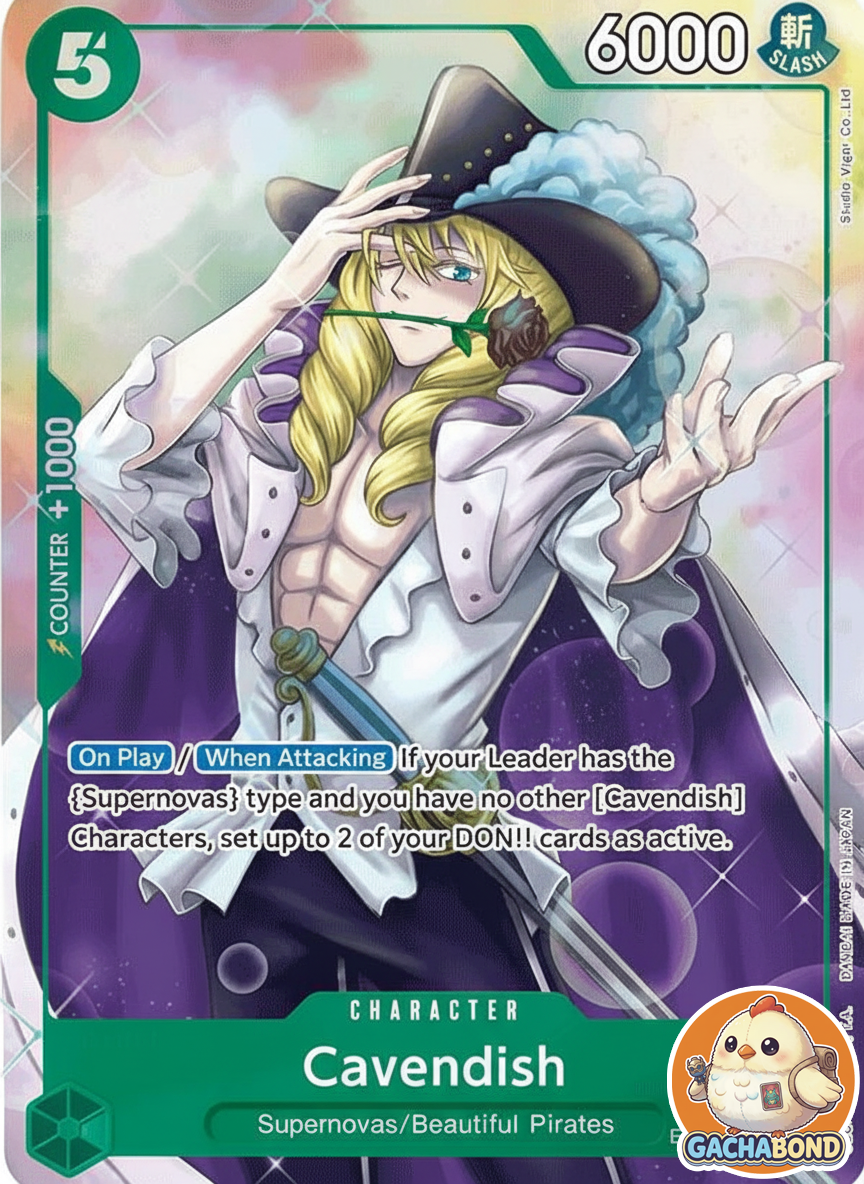 Cavendish (Alternate Art) - Extra Booster: Memorial Collection (EB-01) - EB01-012