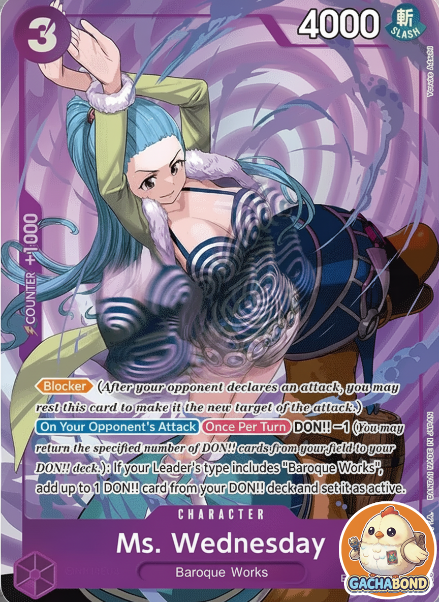 Ms. Wednesday (Alternate Art) - Extra Booster: Memorial Collection (EB-01) - EB01-034