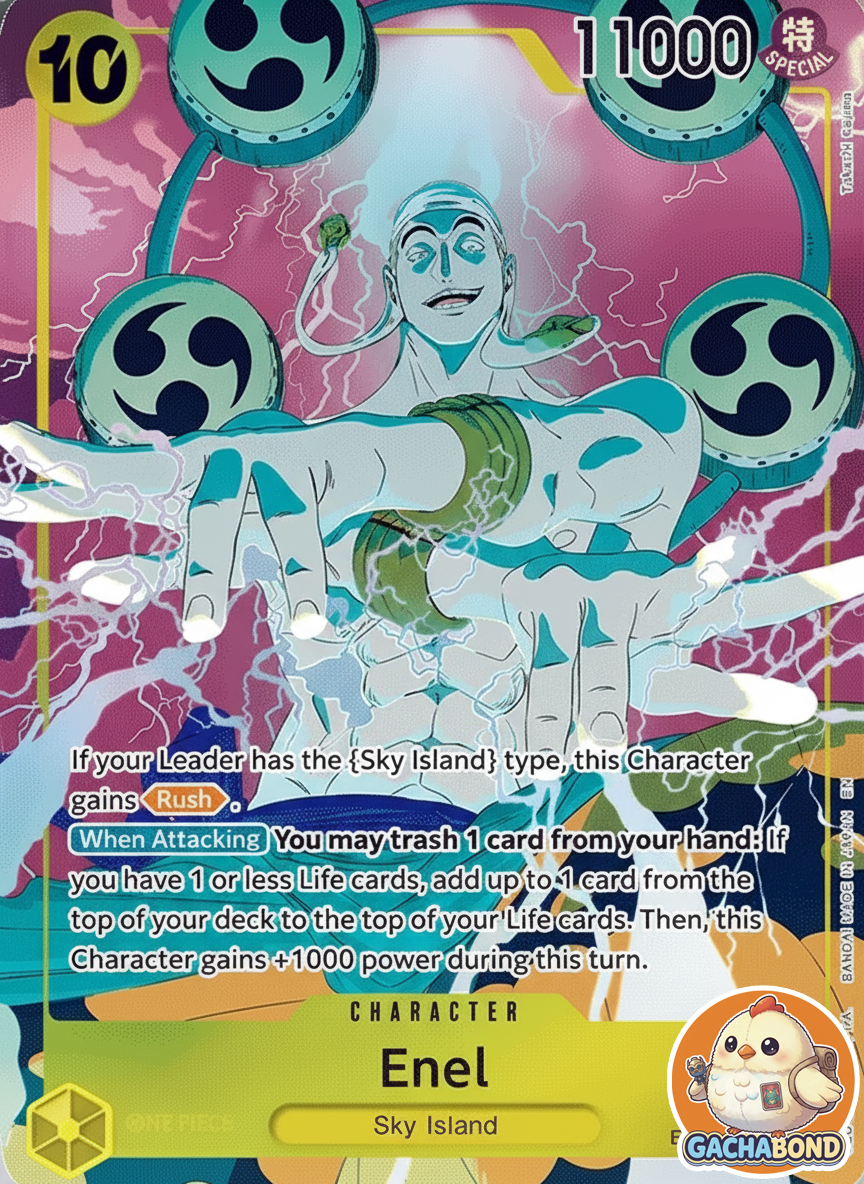 Enel (Alternate Art) - Extra Booster: Anime 25th Collection (EB-02) - EB02-052