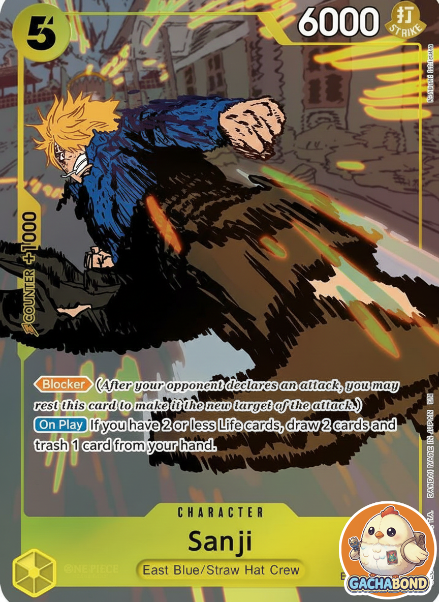 Sanji (Alternate Art) - Extra Booster: Anime 25th Collection (EB-02) - EB02-054