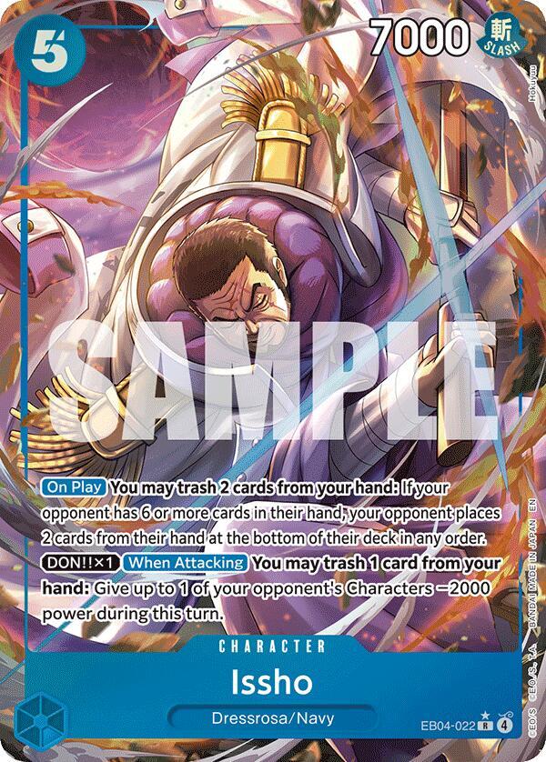 Issho (Alternate Art) - The Azure Sea's Seven (OP14) - EB04-022
