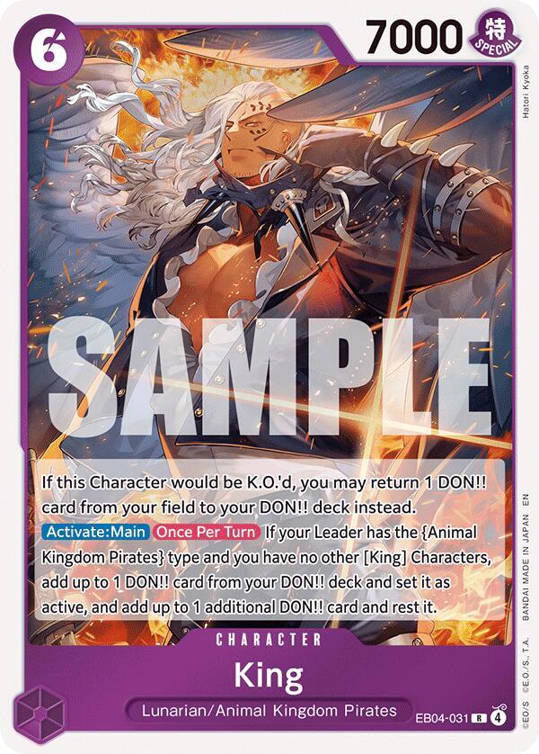 King - The Azure Sea's Seven (OP14) - EB04-031