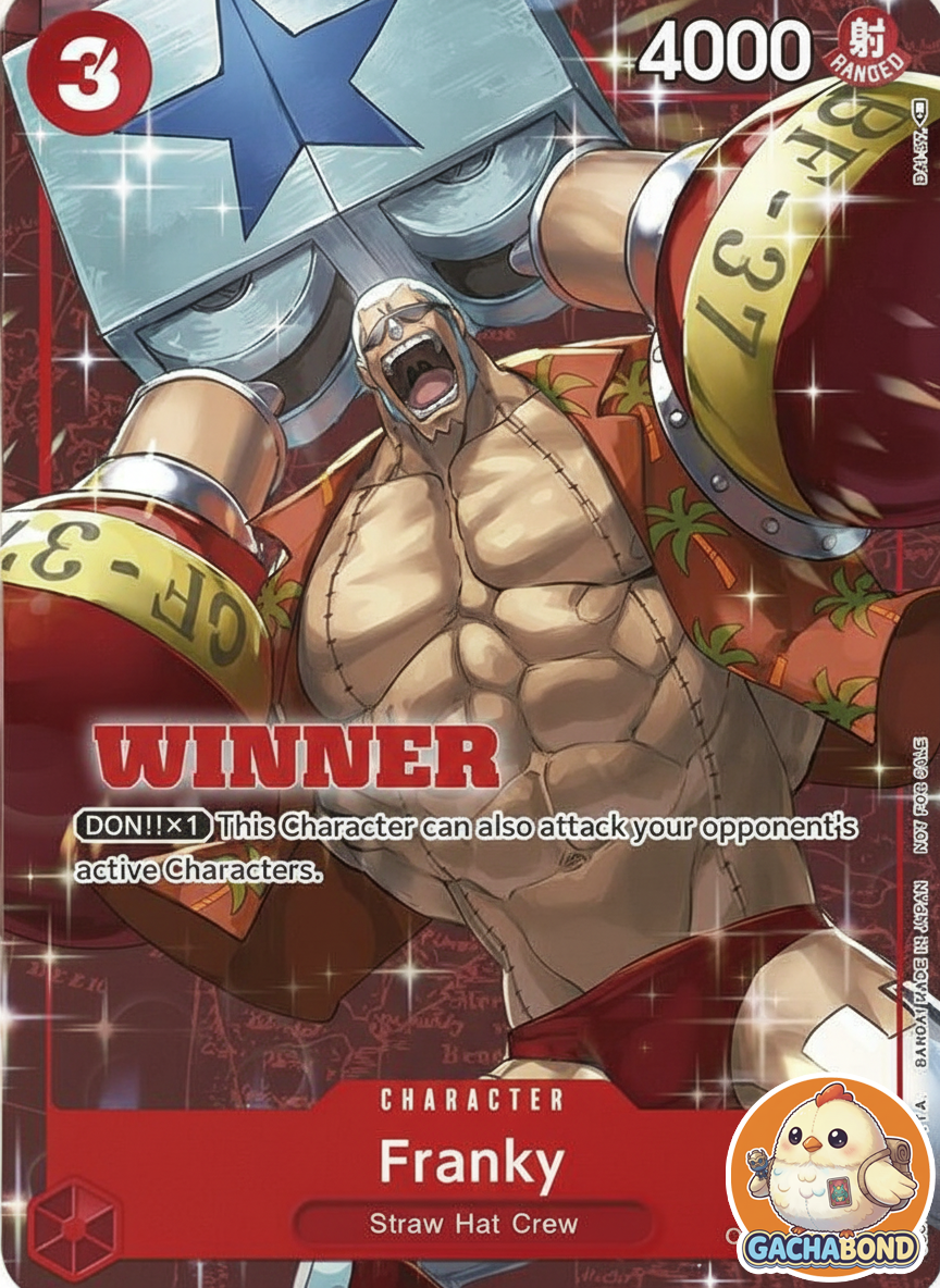 Franky (Tournament Pack Vol. 2) [Winner] - One Piece Promotion Cards (OP-PR) - OP01-021