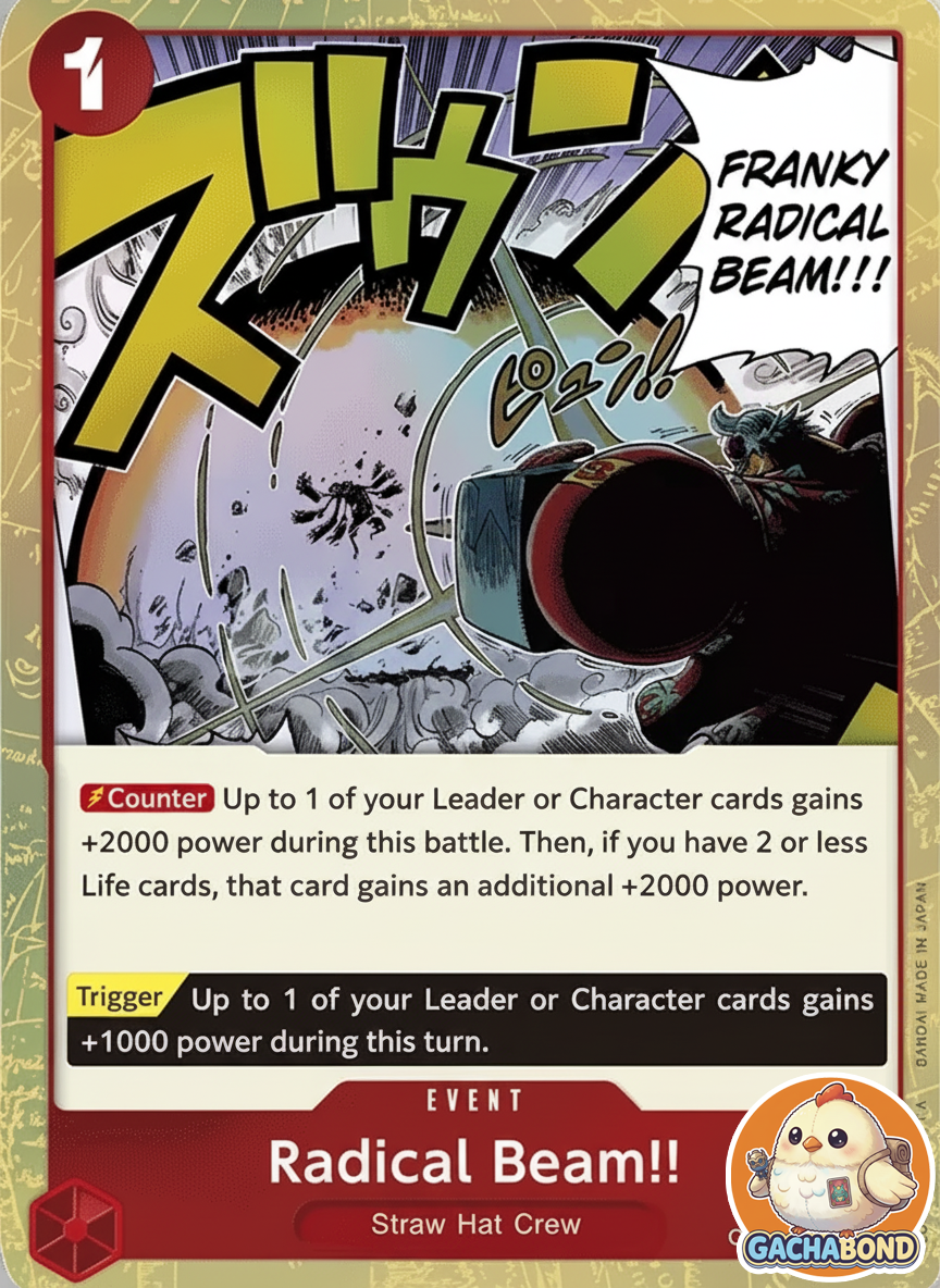 Radical Beam!! (Textured Foil) - Premium Booster The Best (PRB-01) - OP01-029