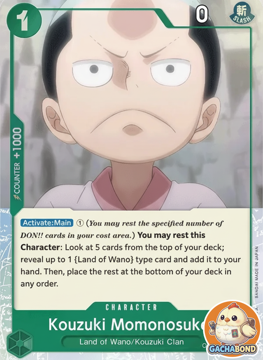 Kouzuki Momonosuke (Full Art) - Premium Booster The Best (PRB-01) - OP01-041