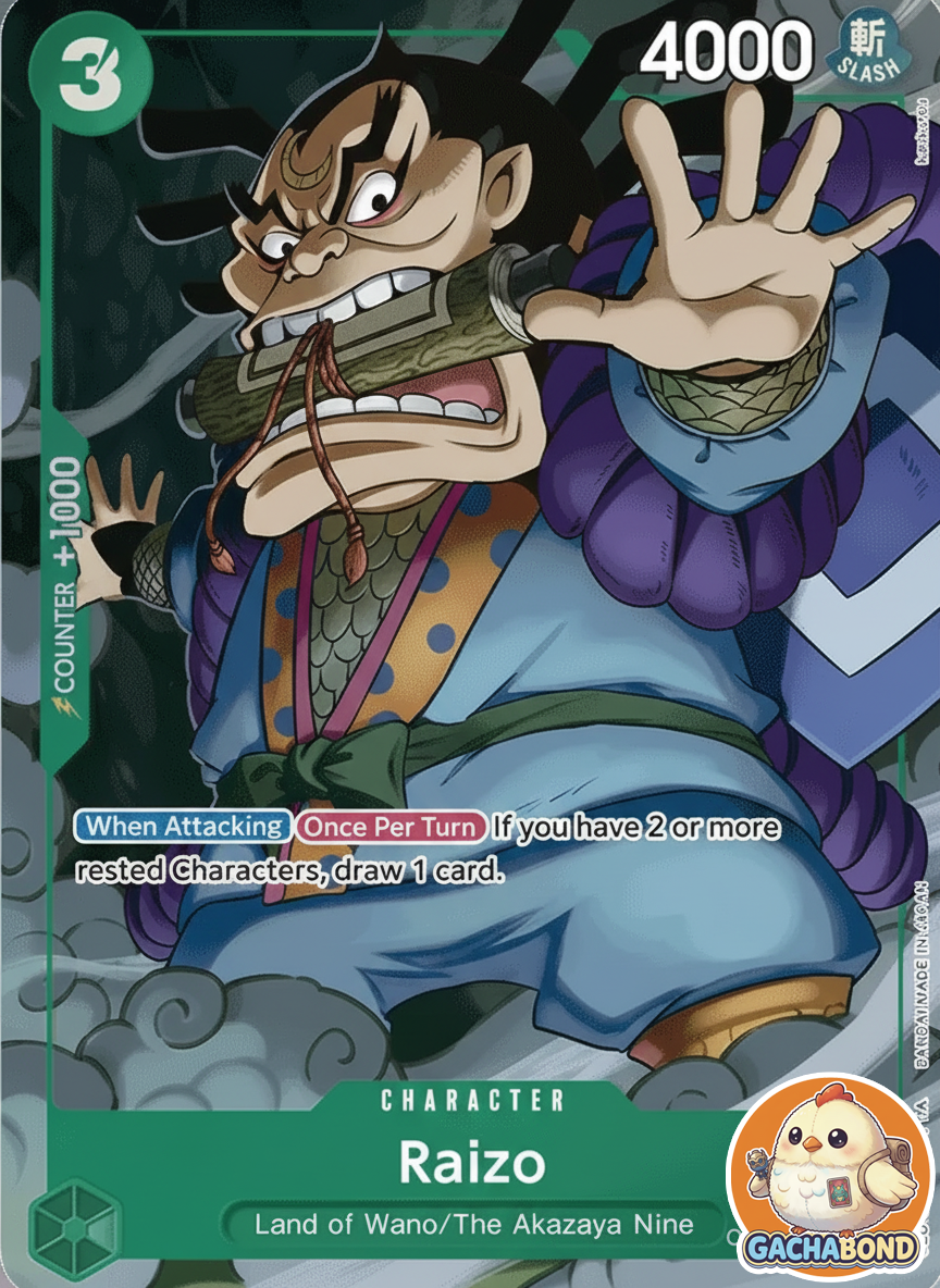 Raizo (Full Art) - Premium Booster The Best (PRB-01) - OP01-052