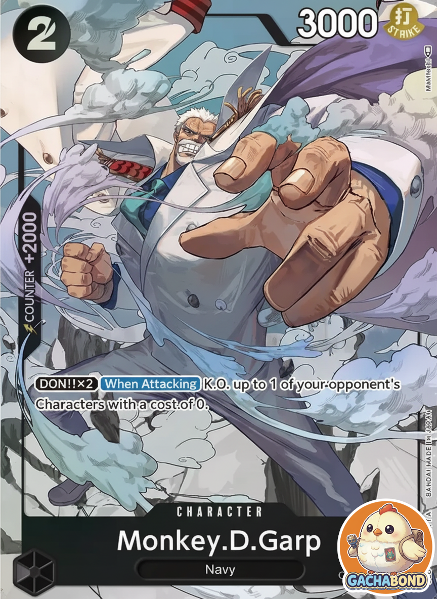 Monkey.D.Garp (Alternate Art) - Paramount War (OP02) - OP02-115