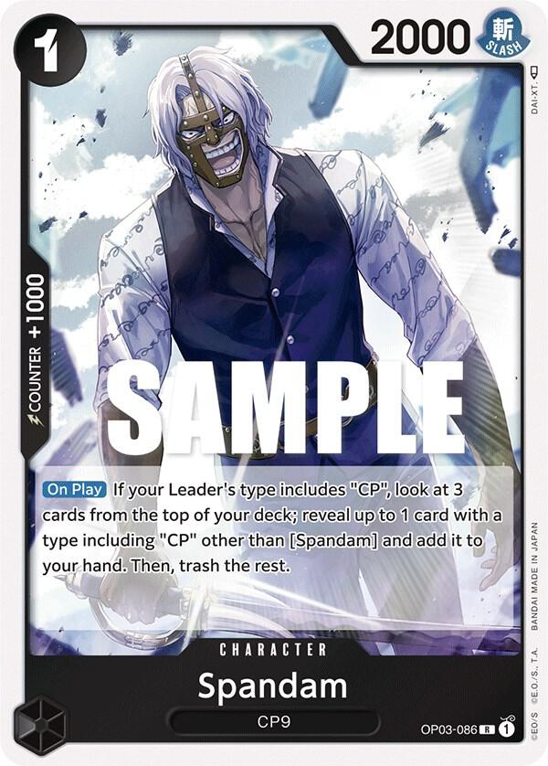 Spandam - Pillars of Strength (OP03) - OP03-086