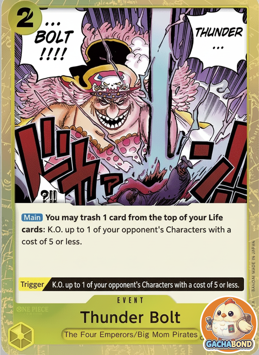 Thunder Bolt (Textured Foil) - Premium Booster The Best (PRB-01) - OP03-121
