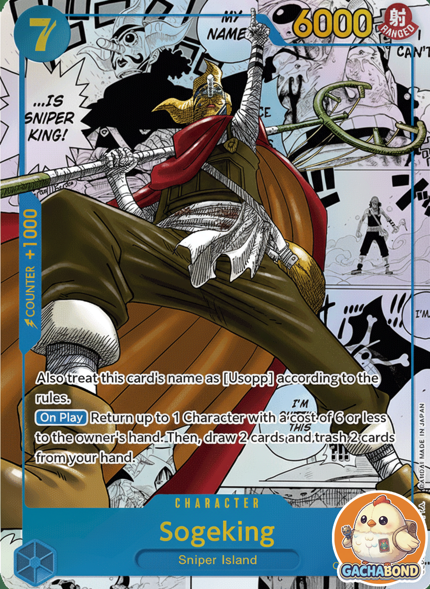Sogeking (Alternate Art) (Manga) - Pillars of Strength (OP03) - OP03-122