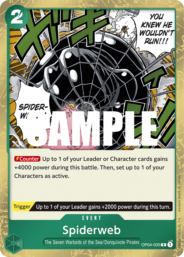 Spiderweb - Kingdoms of Intrigue (OP04) - OP04-035