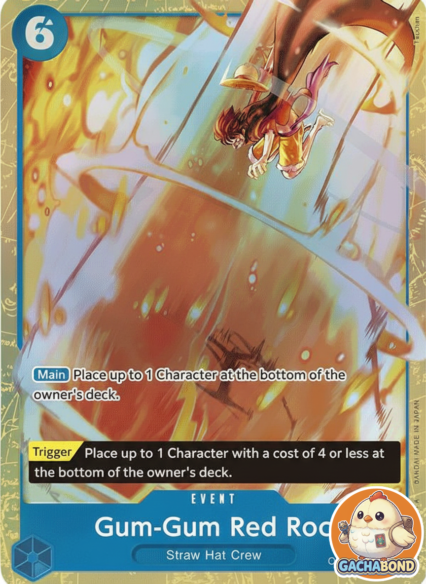 Gum-Gum Red Roc (Alternate Art) - Premium Booster The Best (PRB-01) - OP04-056
