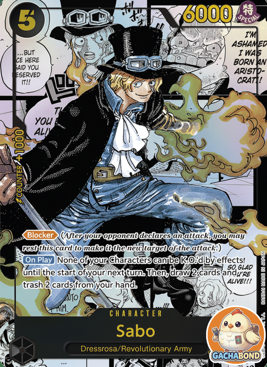 Sabo (Alternate Art) (Manga) - Kingdoms of Intrigue (OP04) - OP04-083