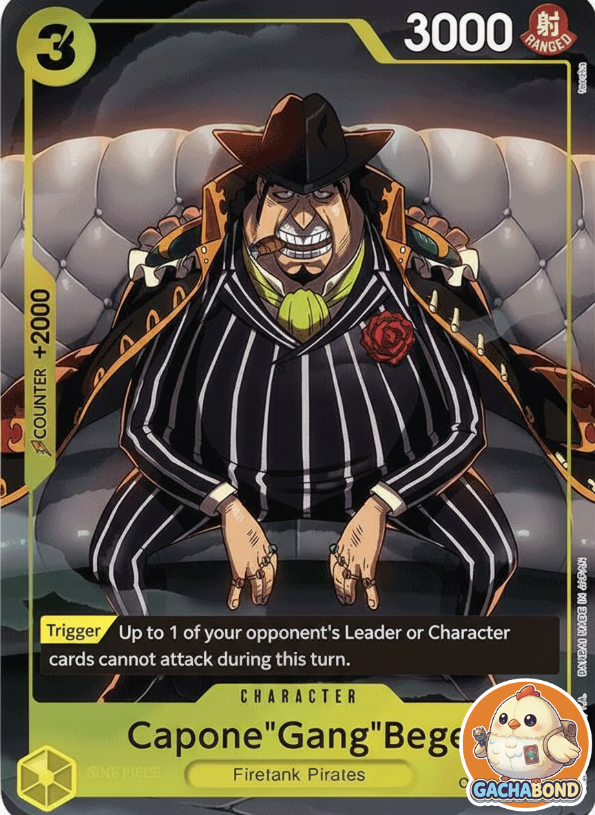 Capone"Gang"Bege (Alternate Art) - Premium Booster The Best (PRB-01) - OP04-100