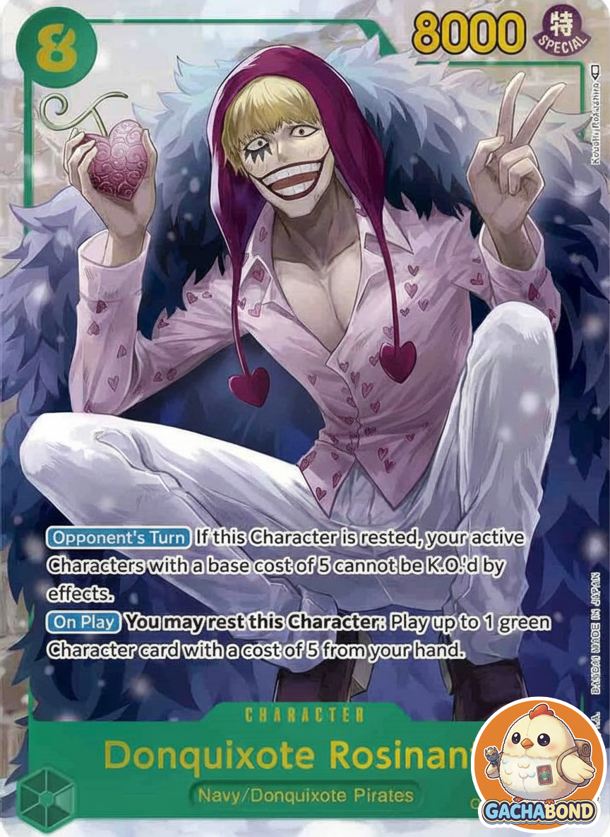 Donquixote Rosinante (Alternate Art) - Kingdoms of Intrigue (OP04) - OP04-119