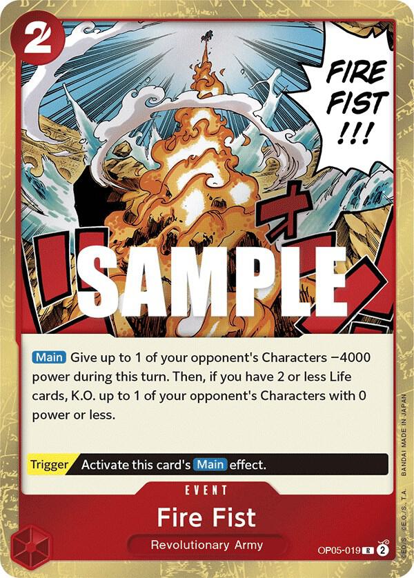 Fire Fist - Awakening of the New Era (OP05) - OP05-019