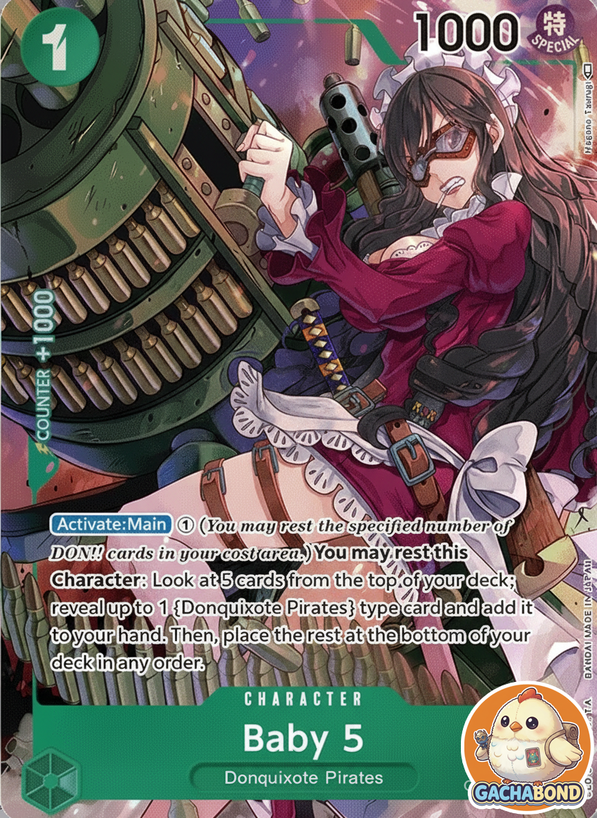 Baby 5 (Alternate Art) - Awakening of the New Era (OP05) - OP05-034