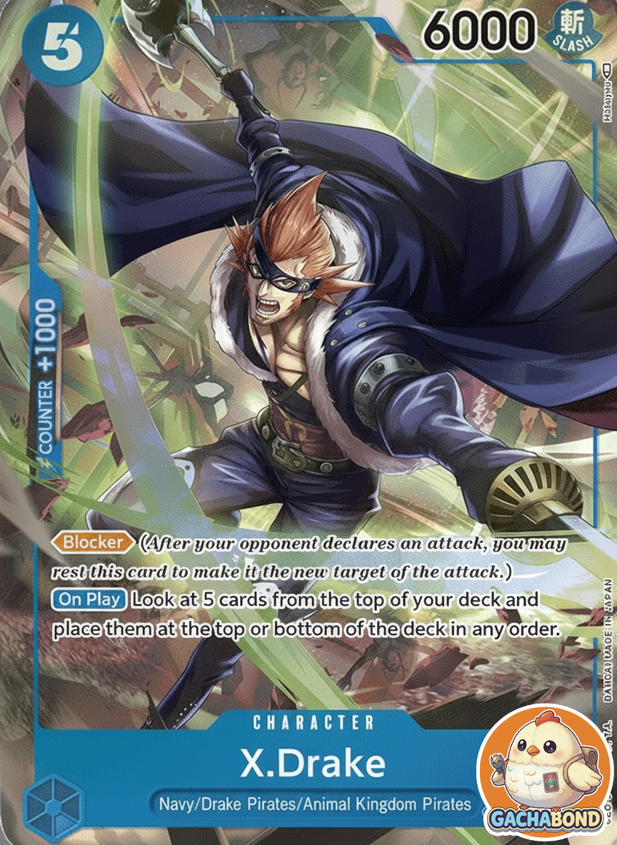 X.Drake (Alternate Art) - Awakening of the New Era (OP05) - OP05-055