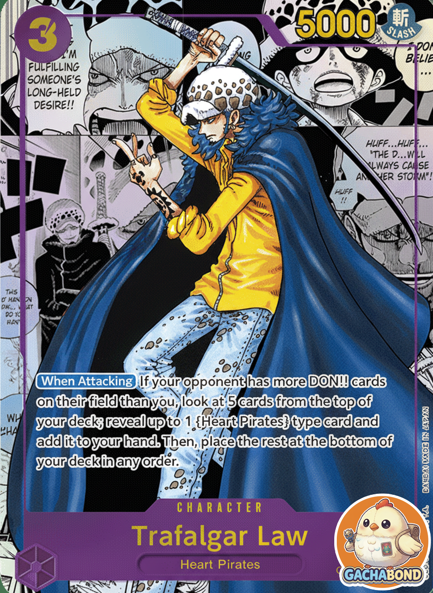 Trafalgar Law (Alternate Art) (Manga) - Awakening of the New Era (OP05) - OP05-069