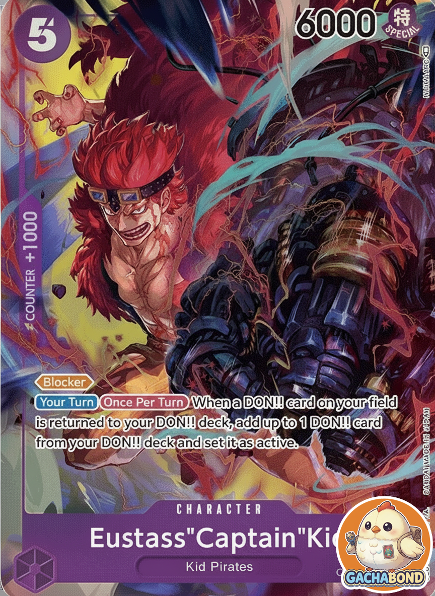 Eustass"Captain"Kid (Alternate Art) - Awakening of the New Era (OP05) - OP05-074