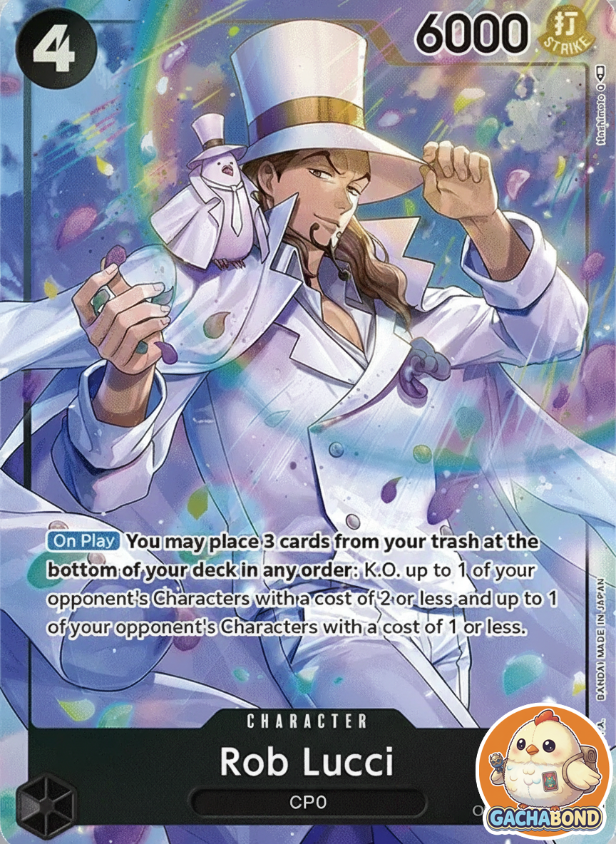 Rob Lucci (Alternate Art) - Awakening of the New Era (OP05) - OP05-093
