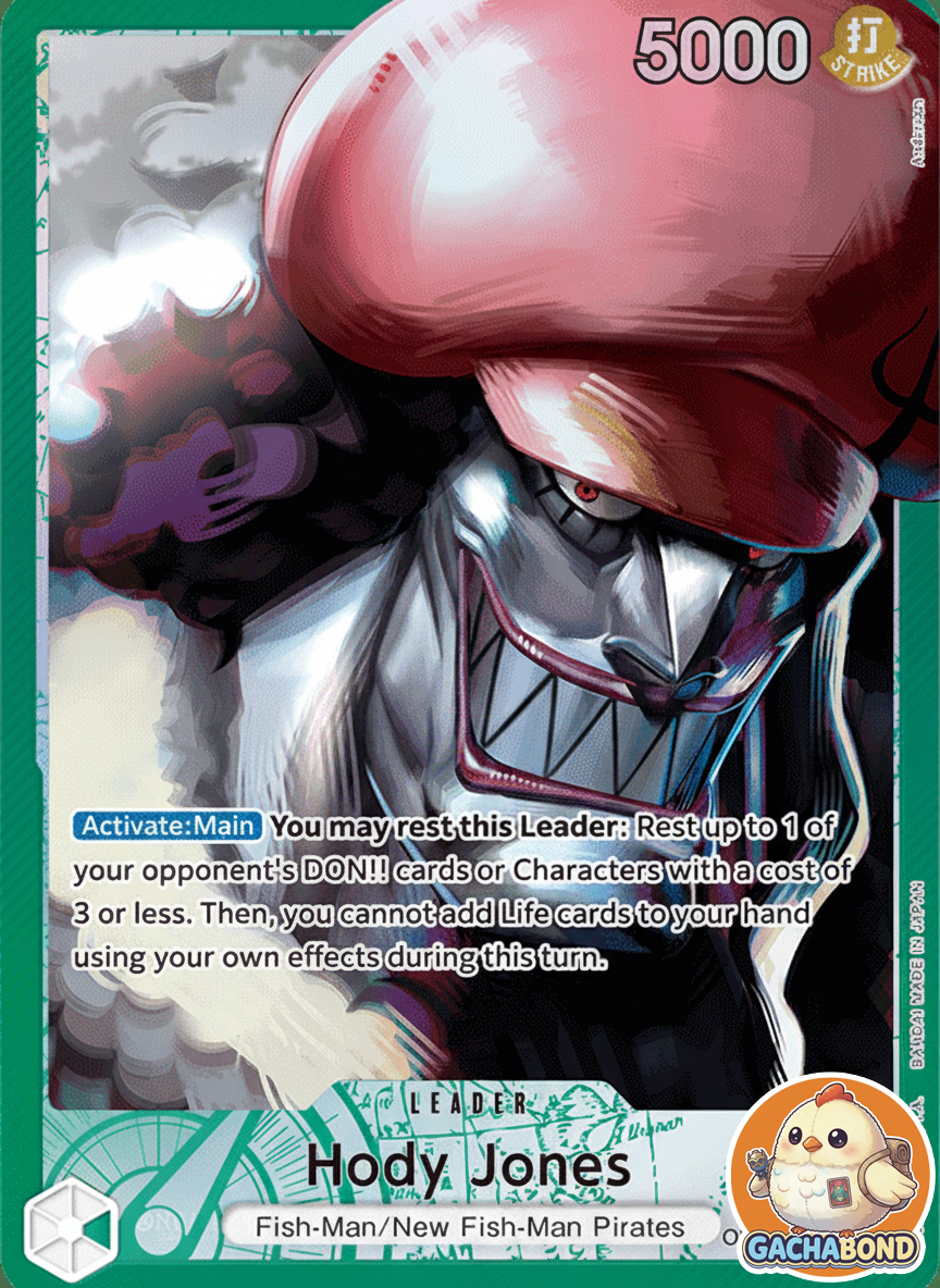 Hody Jones (Alternate Art) - Wings of the Captain (OP06) - OP06-020