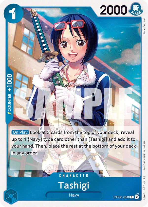 Tashigi - Wings of the Captain (OP06) - OP06-050