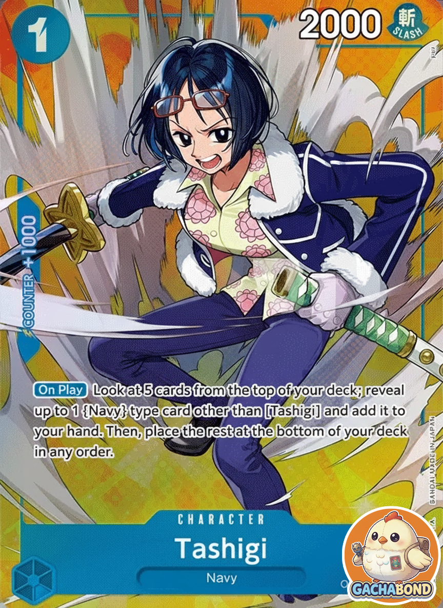 Tashigi (Alternate Art) - Wings of the Captain (OP06) - OP06-050
