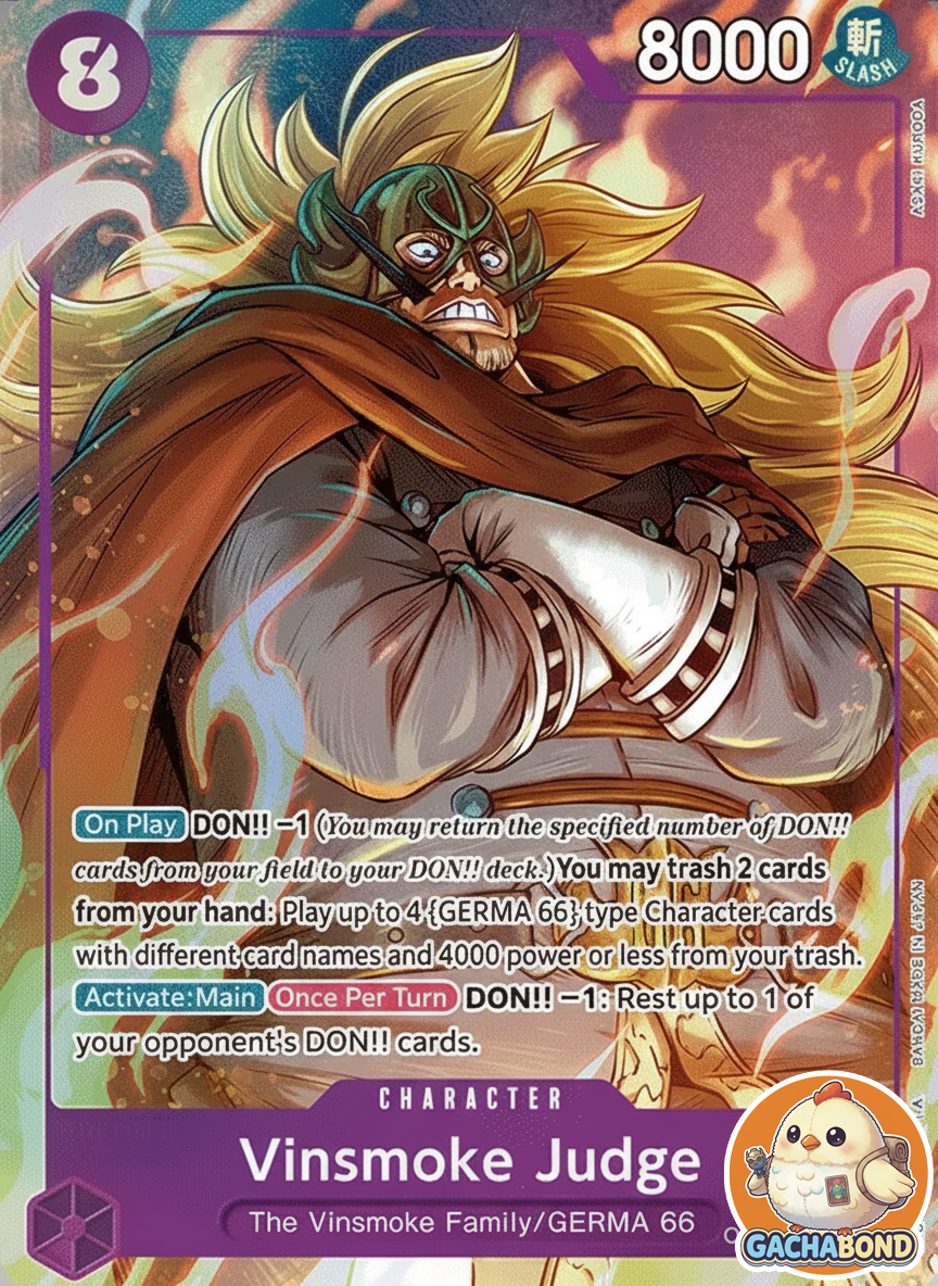 Vinsmoke Judge (Alternate Art) - Wings of the Captain (OP06) - OP06-062