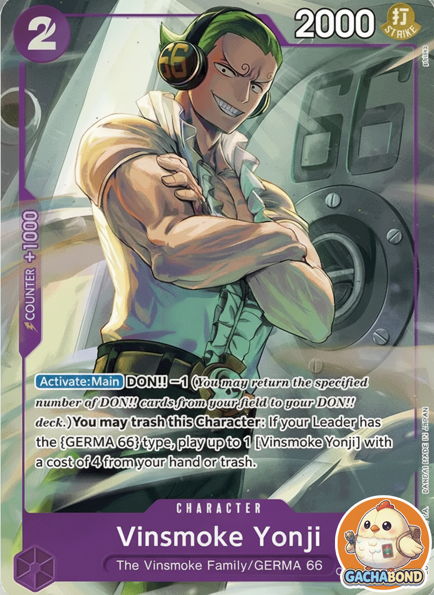 Vinsmoke Yonji (Full Art) - Premium Booster The Best (PRB-01) - OP06-066