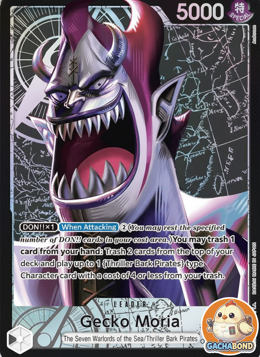 Gecko Moria (Alternate Art) - Wings of the Captain (OP06) - OP06-080