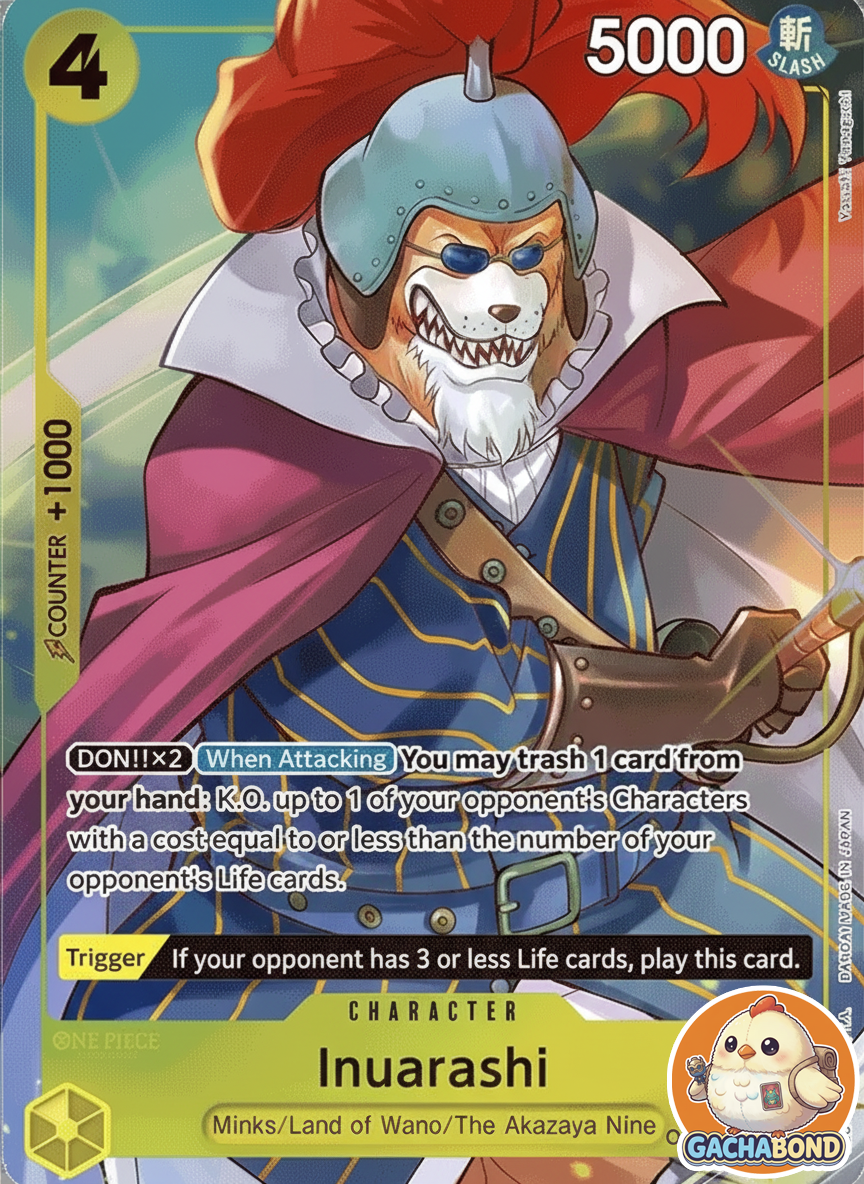 Inuarashi (Full Art) - Premium Booster The Best (PRB-01) - OP06-100