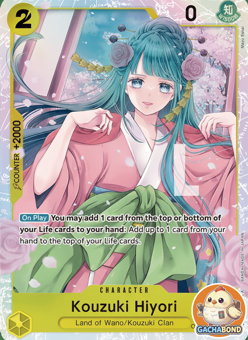 Kouzuki Hiyori - Wings of the Captain (OP06) - OP06-106