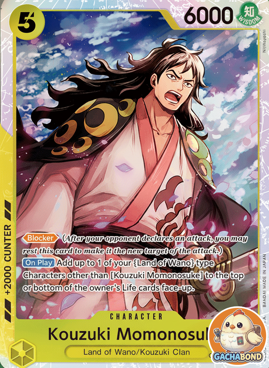 Kouzuki Momonosuke - Wings of the Captain (OP06) - OP06-107