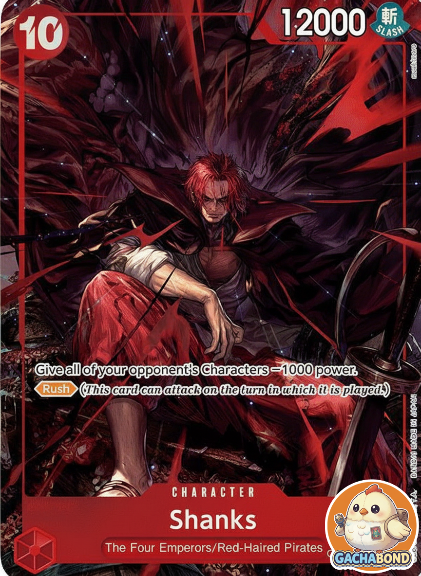 Shanks (Alternate Art) - Emperors in the New World (OP09) - OP09-004