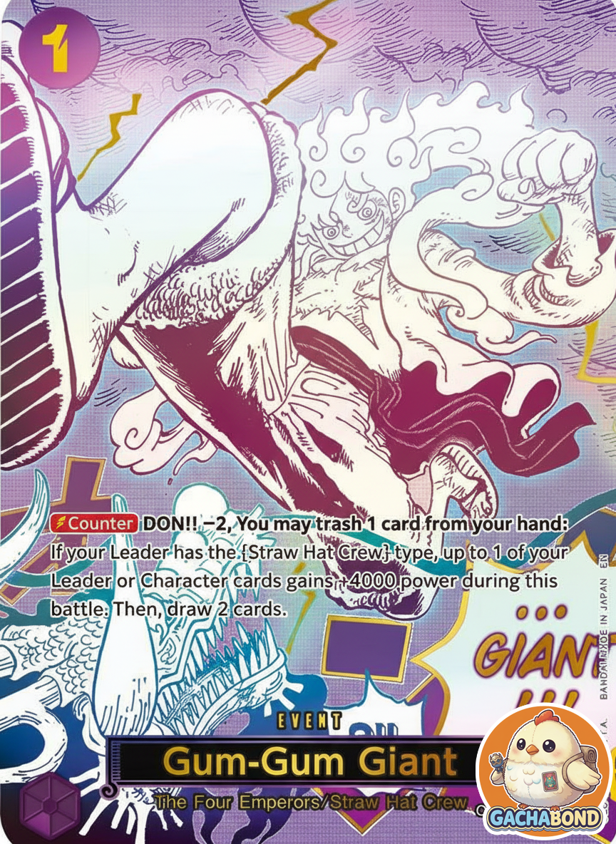 Gum-Gum Giant (Alternate Art) - Premium Booster The Best Vol. 2 (PRB-02) - OP09-078