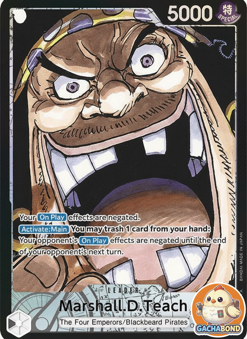 Marshall.D.Teach (Parallel) - Emperors in the New World (OP09) - OP09-081