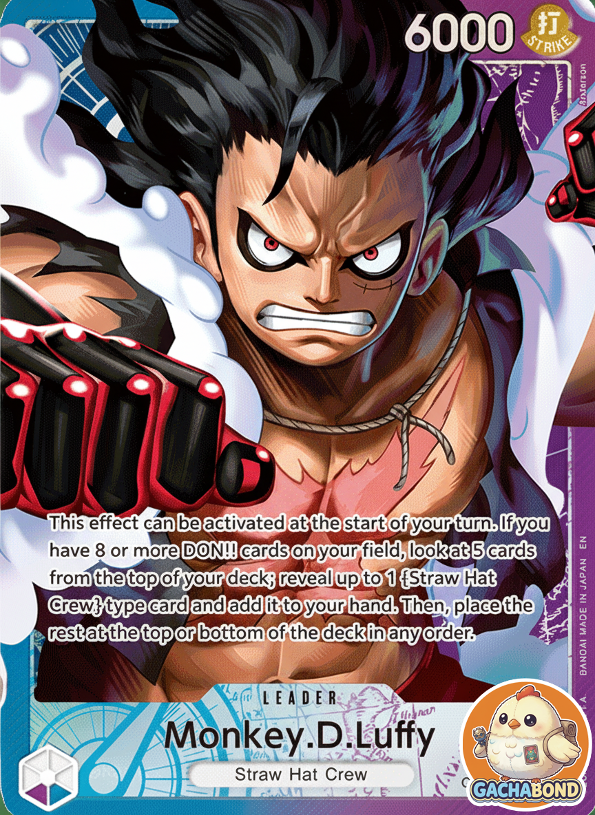 Monkey.D.Luffy (Alternate Art) - A Fist of Divine Speed (OP11) - OP11-040