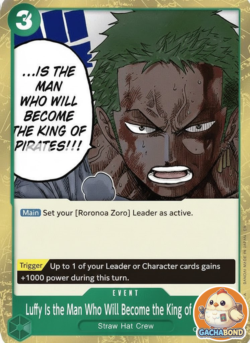 Luffy Is the Man Who Will Become the King of Pirates!!! - Legacy of the Master (OP12) - OP12-039