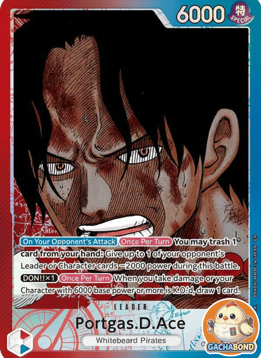 Portgas.D.Ace (Alternate Art) - Carrying On His Will (OP13) - OP13-002
