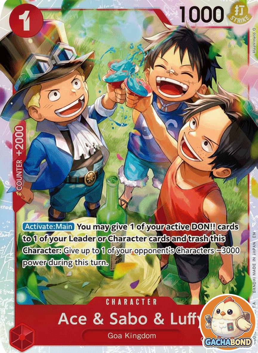 Ace & Sabo & Luffy - Carrying On His Will (OP13) - OP13-007