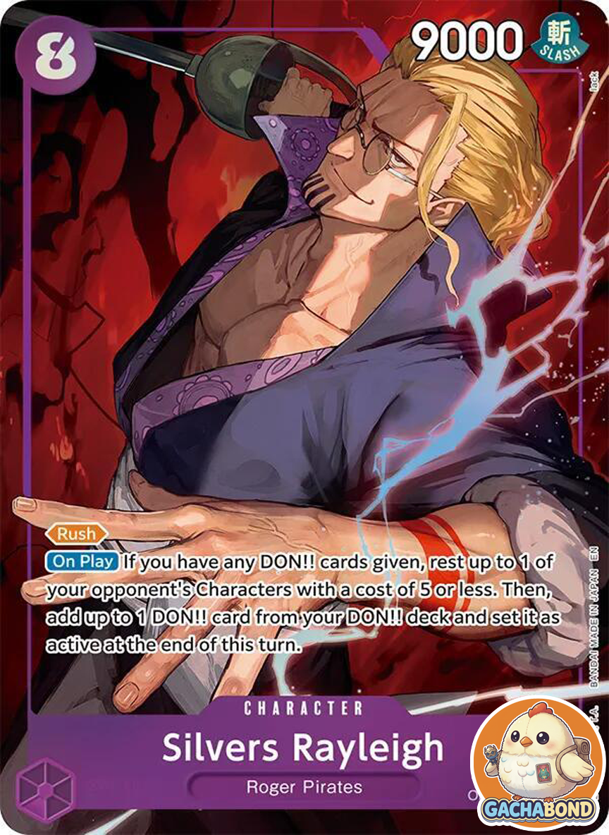 Silvers Rayleigh (Alternate Art) - Carrying On His Will (OP13) - OP13-066