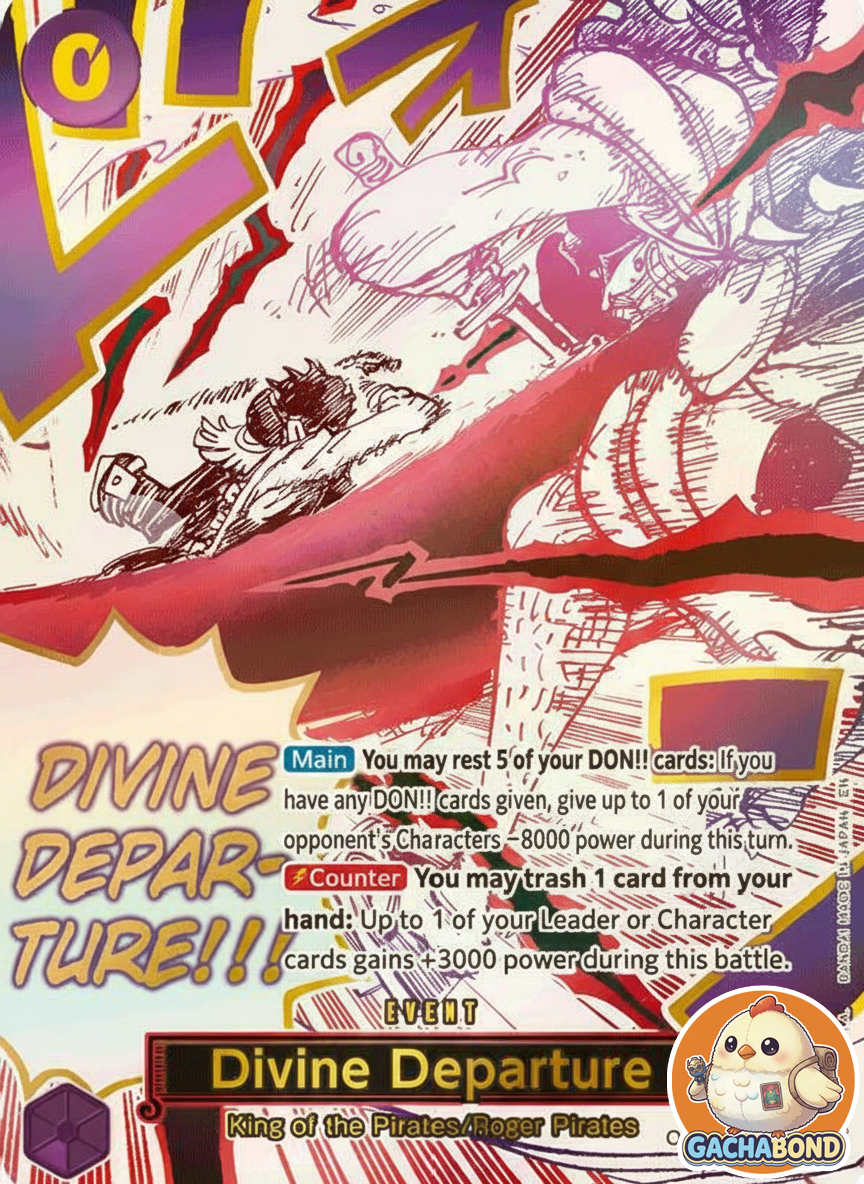 Divine Departure (Alternate Art) - Carrying On His Will (OP13) - OP13-076