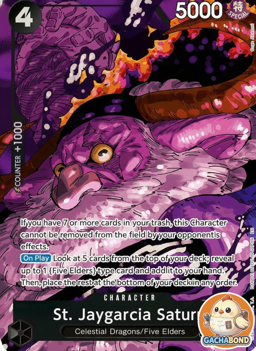 St. Jaygarcia Saturn (Alternate Art) - Carrying On His Will (OP13) - OP13-083