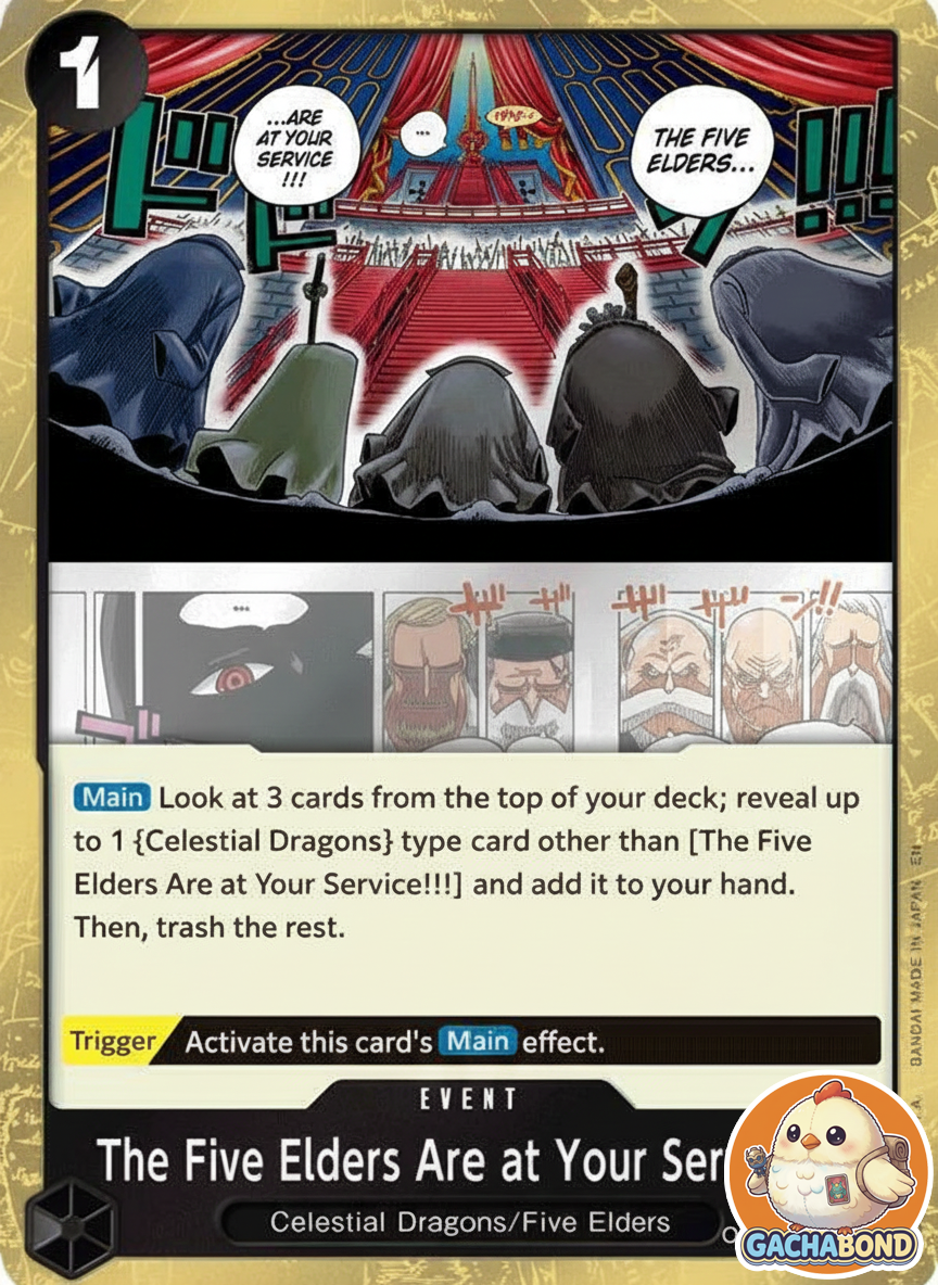 The Five Elders Are at Your Service!!! - Carrying On His Will (OP13) - OP13-096