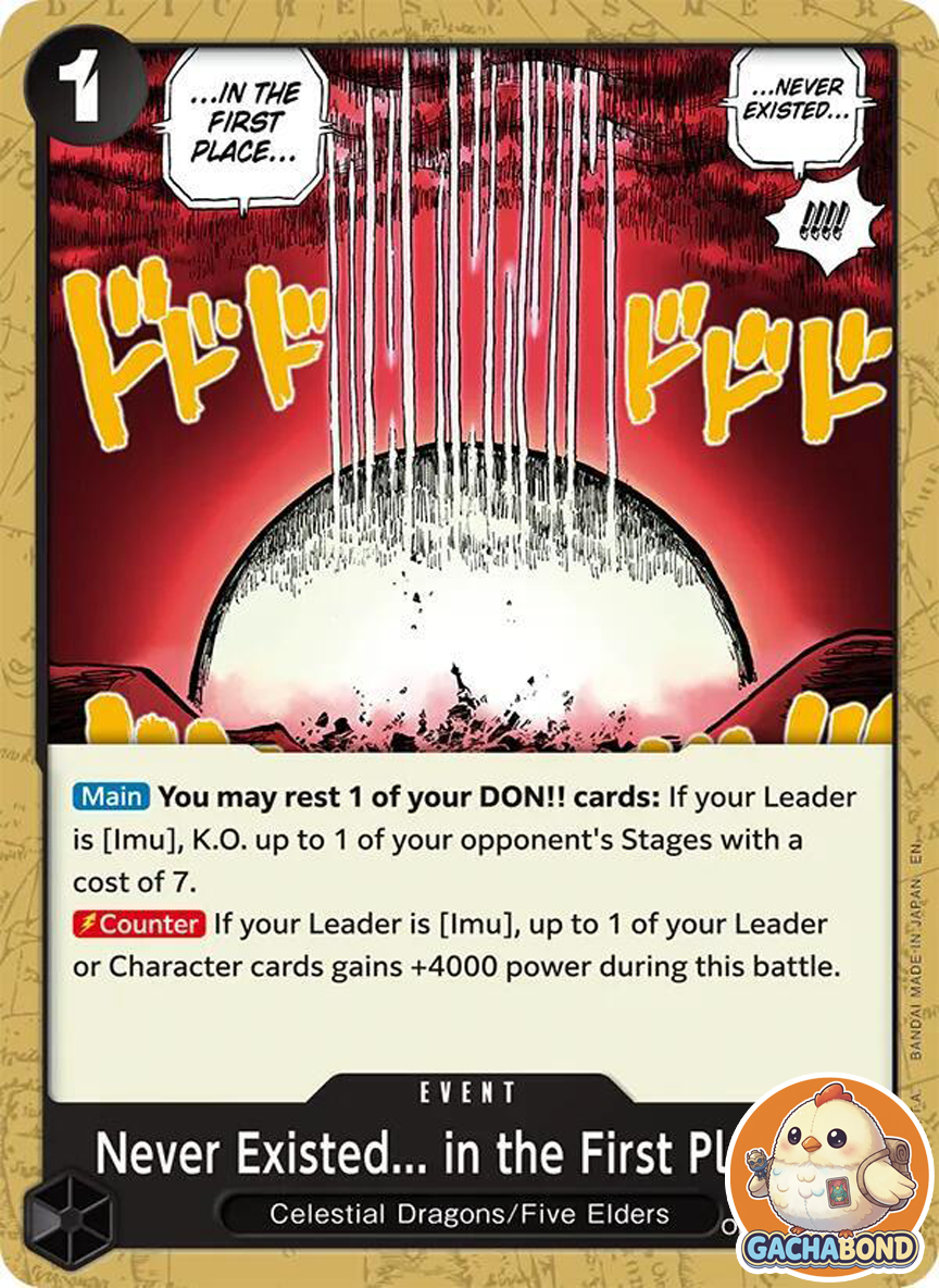 Never Existed... in the First Place... - Carrying On His Will (OP13) - OP13-098