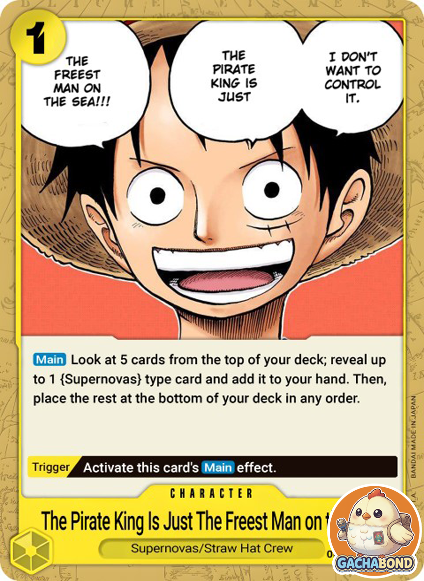The One Who Is the Most Free Is the Pirate King!!! - Carrying On His Will (OP13) - OP13-116