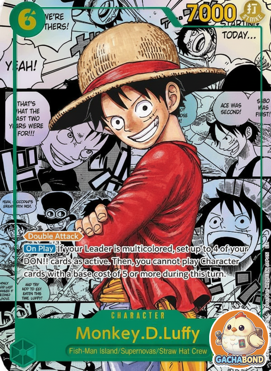 Monkey.D.Luffy (Super Alternate Art) - Carrying On His Will (OP13) - OP13-118