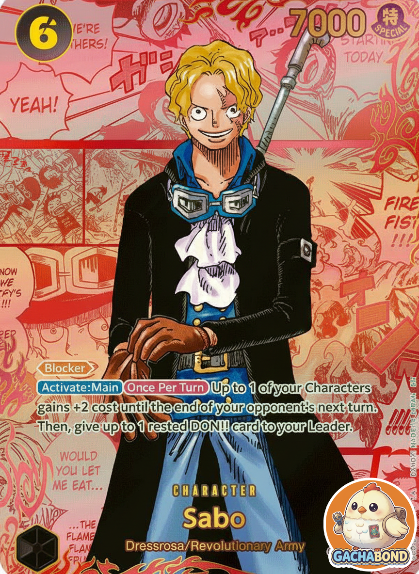 Sabo (Red Super Alternate Art) - Carrying On His Will (OP13) - OP13-120